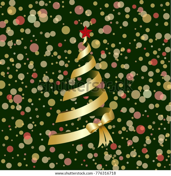 Happy Christmas Tree Stock Vector (Royalty Free) 776316718 Shutterstock