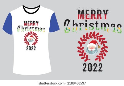 Happy christmas T-Shirt Design. Here you can find t-shirt design digital files for yourself. Crazy christmas lady - Christmas T-shirt design.