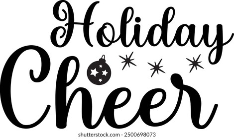 Happy Christmas Vector Art Design 