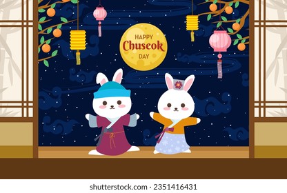 Happy Chuseok Day with Jade Rabbit