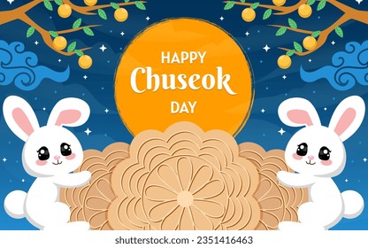 Happy Chuseok Day with Jade Rabbit