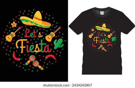 Happy Cinco de mayo Colorful typography t-shirt design vector template. Cinco de mayo motivational quote Design. Holiday Mexico festival. Cinco de Mayo Mexican design ready for print, poster, banner, 