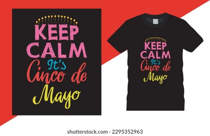 Happy Cinco De Mayo Day T-Shirt Design. hand drawn, festival tshirt, Margarita squad, unique, cartoon Colorful. Design used for fashion, print, poster, banner, gift., card, sticker and etc