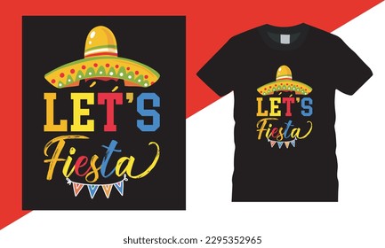 Happy Cinco De Mayo Day T-Shirt Design. hand drawn, festival tshirt, Margarita squad, unique, cartoon Colorful. Design used for fashion, print, poster, banner, gift., card, sticker and etc