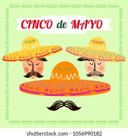 Mexican Posters Retro Style Cinco De Stock Vector (Royalty Free ...