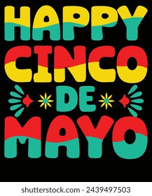 Happy cinco de mayo t shirt design