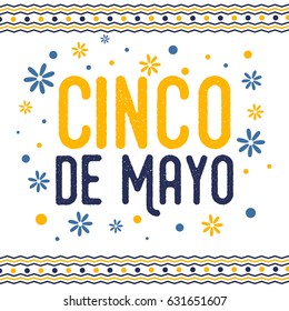 Happy Cinco De Mayo Text abstract background