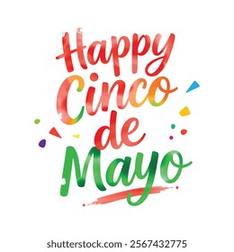 Happy Cinco de Mayo Vector Design .