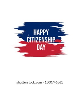 Happy Citizenship design vector. Citizenship day usa national holiday vector image