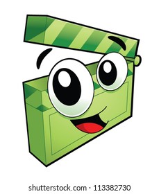 Happy clap board
