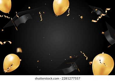 Happy Class of 2023 Greeting Vector Illustration EPS10
