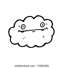 happy cloud cartoon