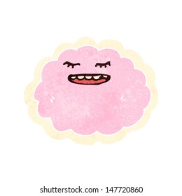 Happy Cloud-Retro-Cartoon