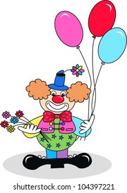 a happy clown