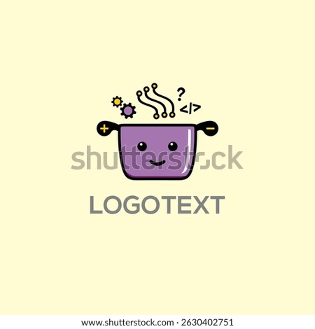 Happy Coding logo vector design