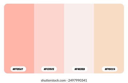 Happy Color Scheme has twelve beautiful colors, a color swatch, catalog samples, and trendy multi color palette. Vector illustration