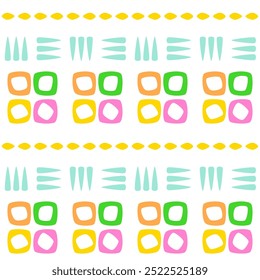 Happy colors seamless pattern tiles