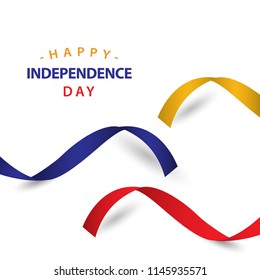 Happy Columbia Independent Day Vector Template Design Illustration