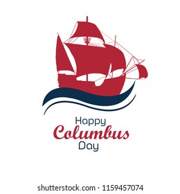 Happy Columbus Day National Usa , America Discover Holiday Poster Greeting Card Flat Vector Illustration American Flag, Happy Columbus Day National Usa , America Discover Holiday Poster Greeting Card Flat Vector Illustration American Flag,