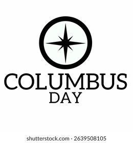Happy Columbus Day. Columbus day vector illustration. Suitable for banner, background, poster.