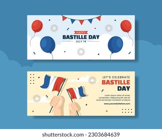 Happy Comoros Independence Day Horizontal Banner Illustration Cartoon Hand Drawn Templates Background