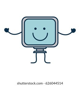 happy computer icon