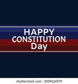 Happy Constitution Day banner or poster concept