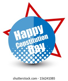 Happy Constitution Day Vector Illustration