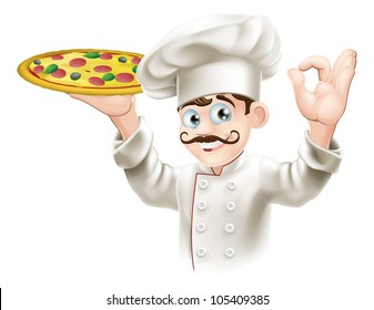 1,081 Pizza man clip art Images, Stock Photos & Vectors | Shutterstock