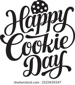 Happy Cookie Day Vektorgrafik
