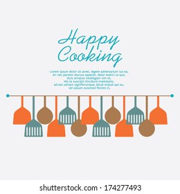 Happy Cooking Concept