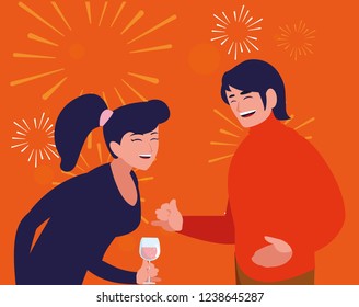 happy couple design