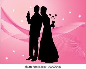 Happy couple in love