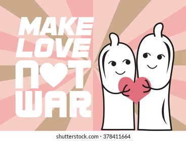 Happy couple in love with heart vector