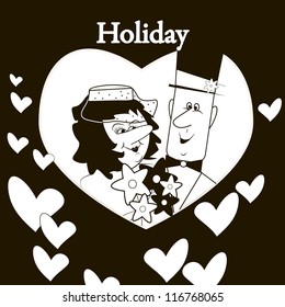 happy couple on their wedding day