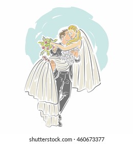 Happy Couple Wedding