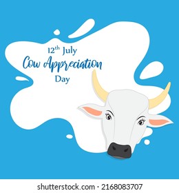 happy cow appreciation day vector illustration 