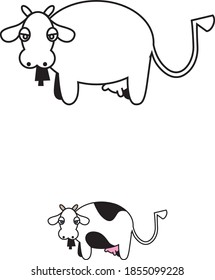 A Happy Cow's Looking.