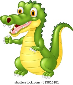 Happy crocodile