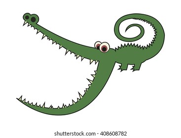 Happy Crocodile