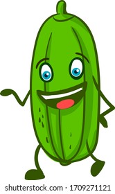 Número feliz, ilustración, vector sobre fondo blanco