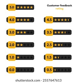 Happy customer feedback icon. User interface design Customer experience feedback concept. Abstract designs and shapes user reviews concept. Technology icons and graphics.