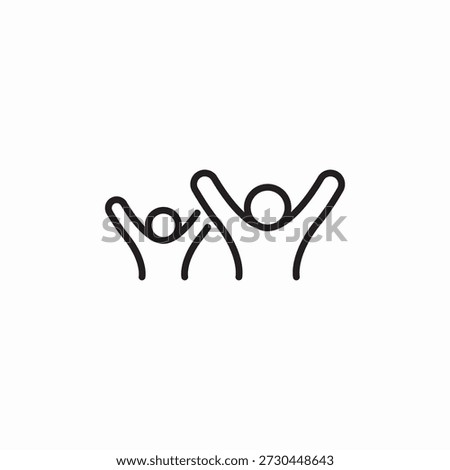 happy customers icon sign vector