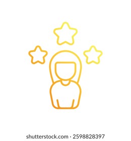 Happy Customers icon vector stock illustration