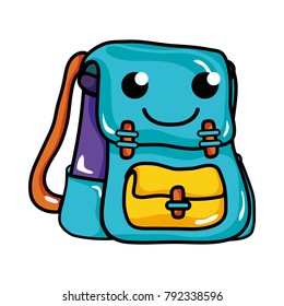 happy and cute bag object kawaii
