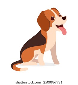 happy cute beagle dog with good quality and design