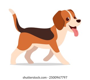 happy cute beagle dog with good quality and design
