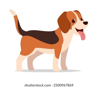 happy cute beagle dog with good quality and design