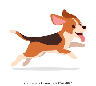 happy cute beagle dog with good quality and design