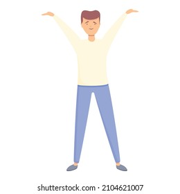 Happy cute boy icon cartoon vector. Fashion kid. Clothing sale